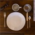 picture of table setting - multiple plates and forks